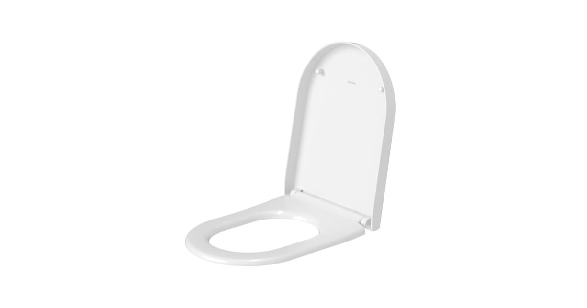 Duravit 0026290000 Elongated ClosedFront Toilet Seat with